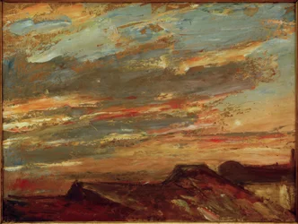 Vista dallo studio, studio delle nuvole